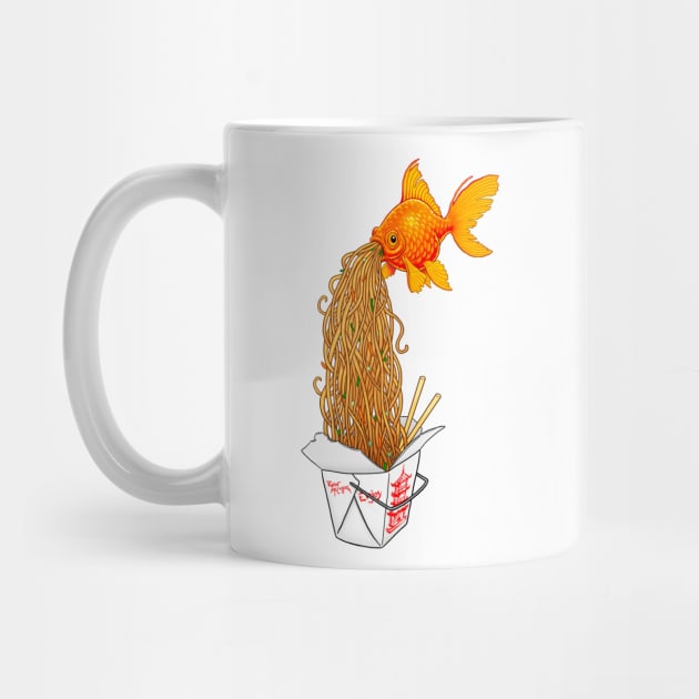 Chow Mein Goldfish by CritterArt